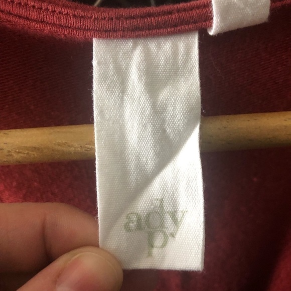 ADY P wine red layered modal cotton maxi dress 💞 - Picture 6 of 6